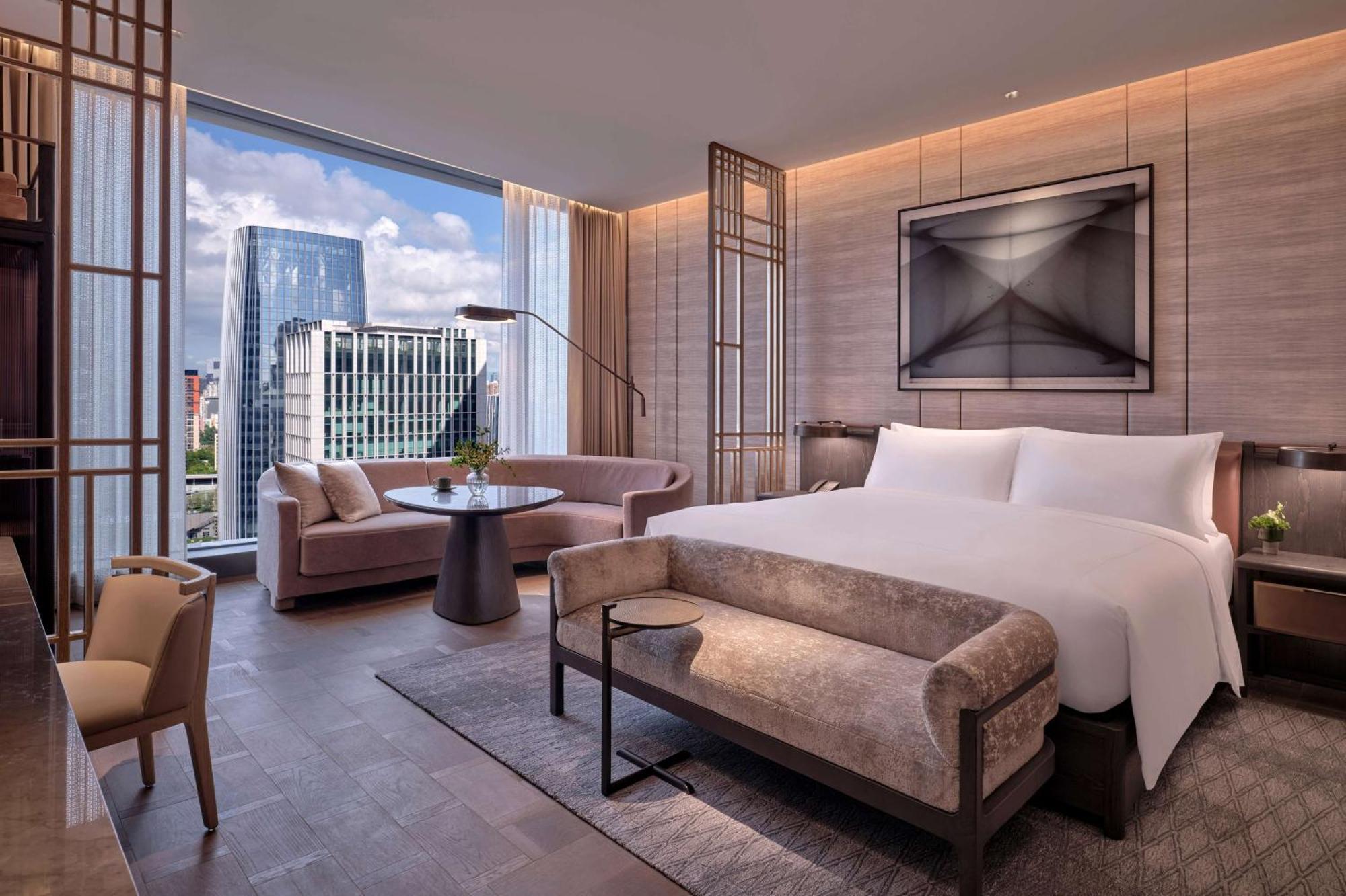 Conrad Shenzhen, The First Art Museum Hotel In Greater Bay Area With The Stunning Bay And Sunset View In The Hotel Terrace Exterior foto