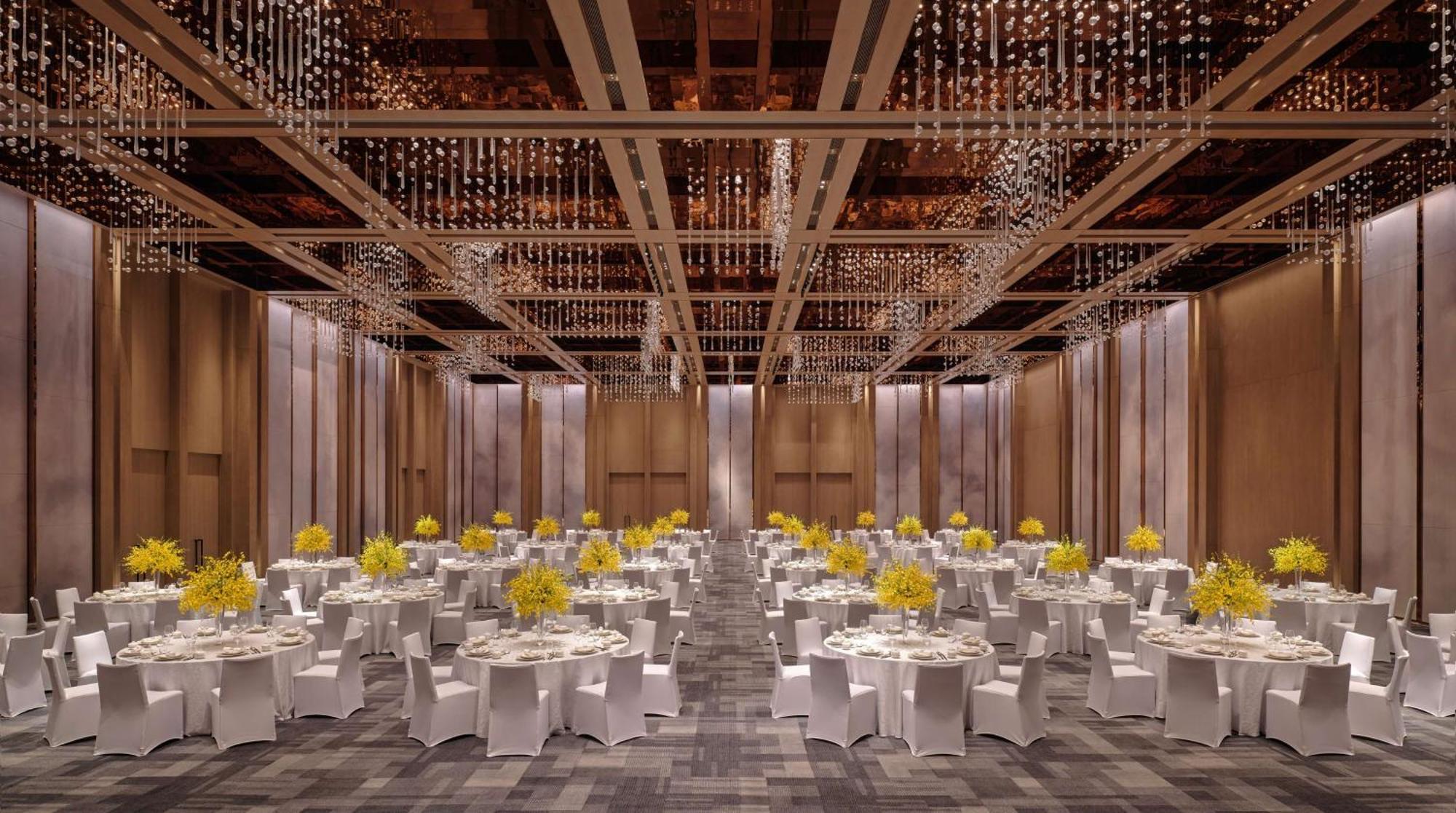 Conrad Shenzhen, The First Art Museum Hotel In Greater Bay Area With The Stunning Bay And Sunset View In The Hotel Terrace Exterior foto
