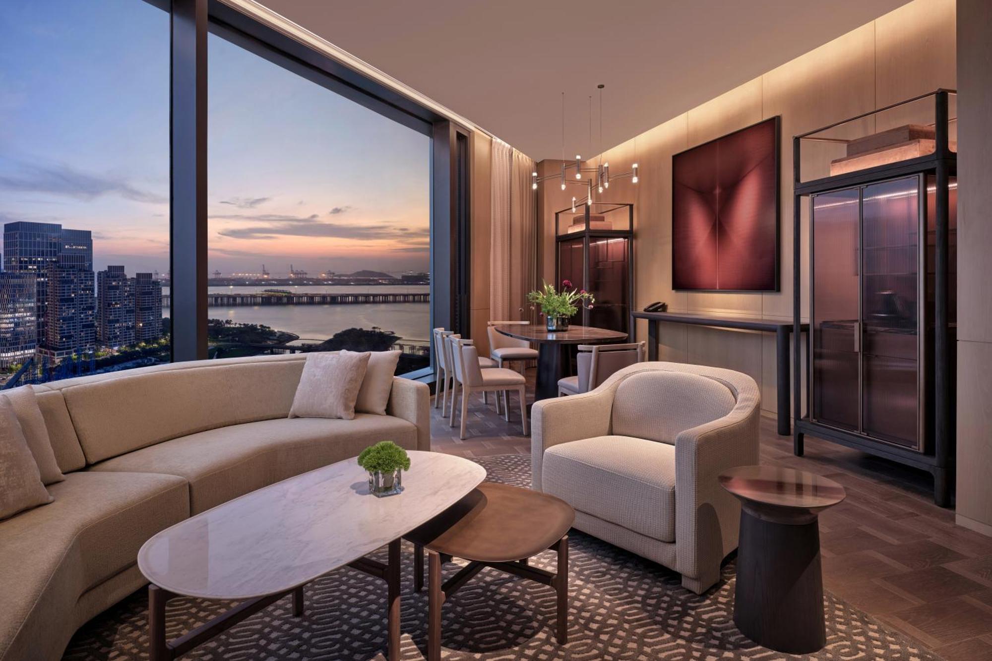 Conrad Shenzhen, The First Art Museum Hotel In Greater Bay Area With The Stunning Bay And Sunset View In The Hotel Terrace Exterior foto
