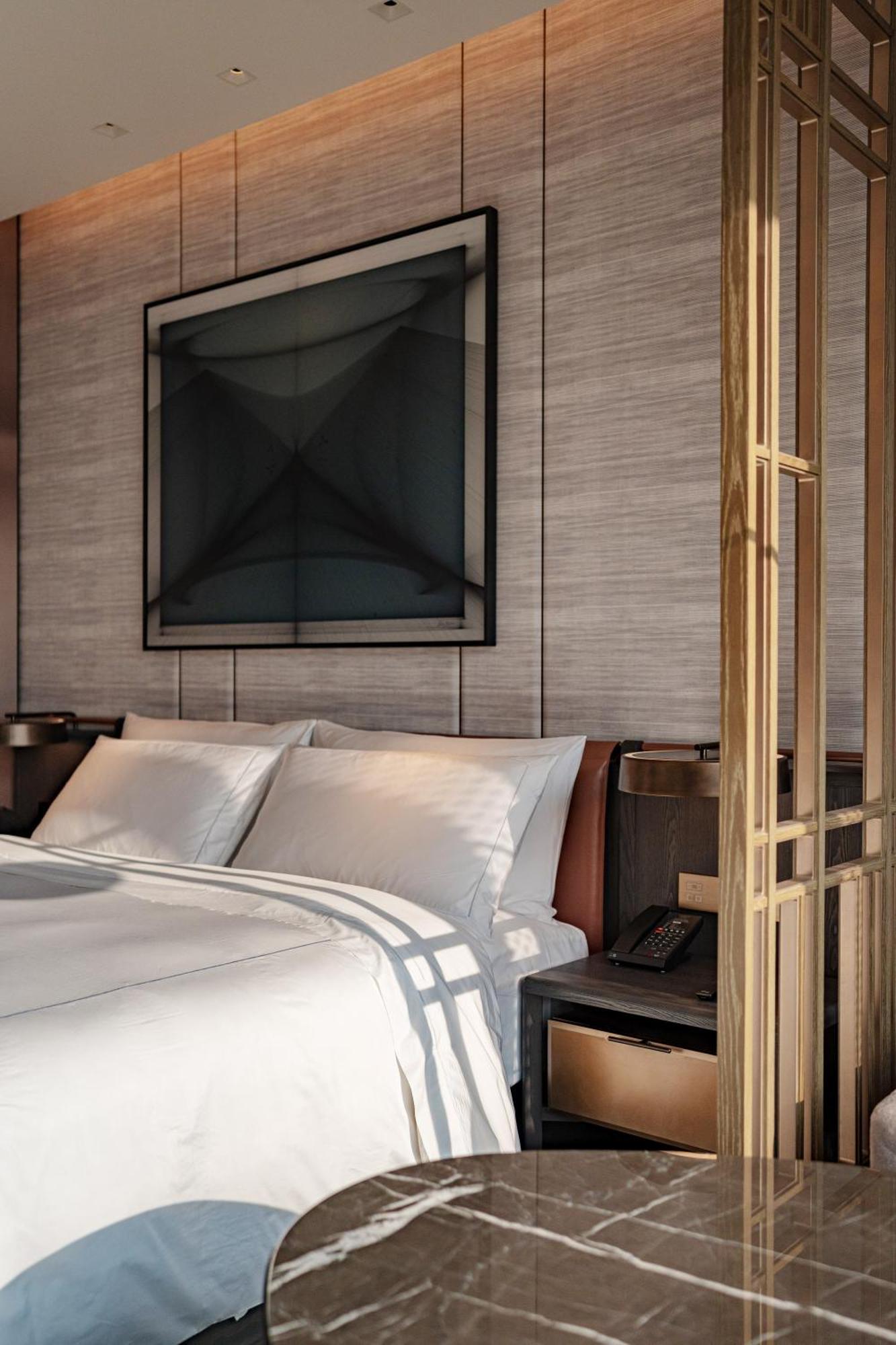 Conrad Shenzhen, The First Art Museum Hotel In Greater Bay Area With The Stunning Bay And Sunset View In The Hotel Terrace Exterior foto